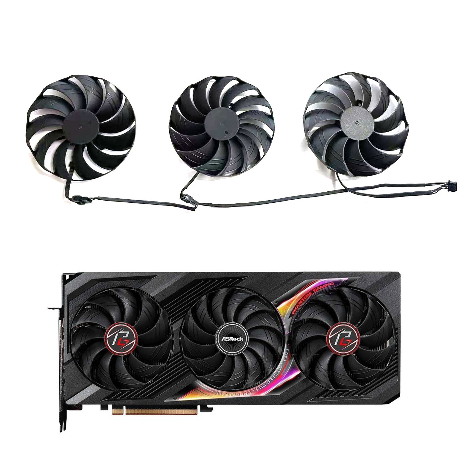 Rx 7800 Xt 16Gb - Nouveau ventilateur de refroidissement 4PIN 98MM
