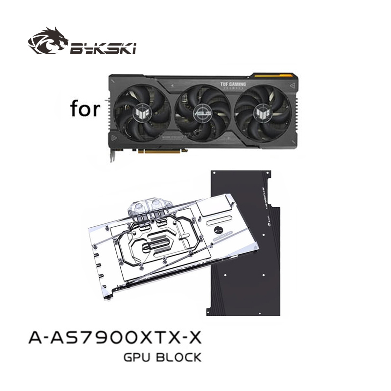 Rx 7900 Xt 20Gb - Bloc d'eau Bykski pour carte graphique