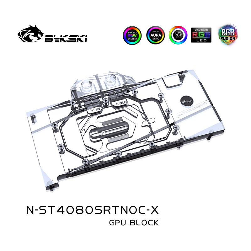 Bloc GPU Bykski N-ST4080SRTNOC - Rtx 4080 Water Cooling Block avis et prix
