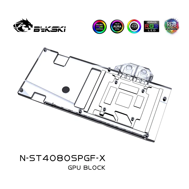Bloc GPU Bykski N-ST4080SPGF-X - Rtx 4080 Water Cooling Block avis et prix