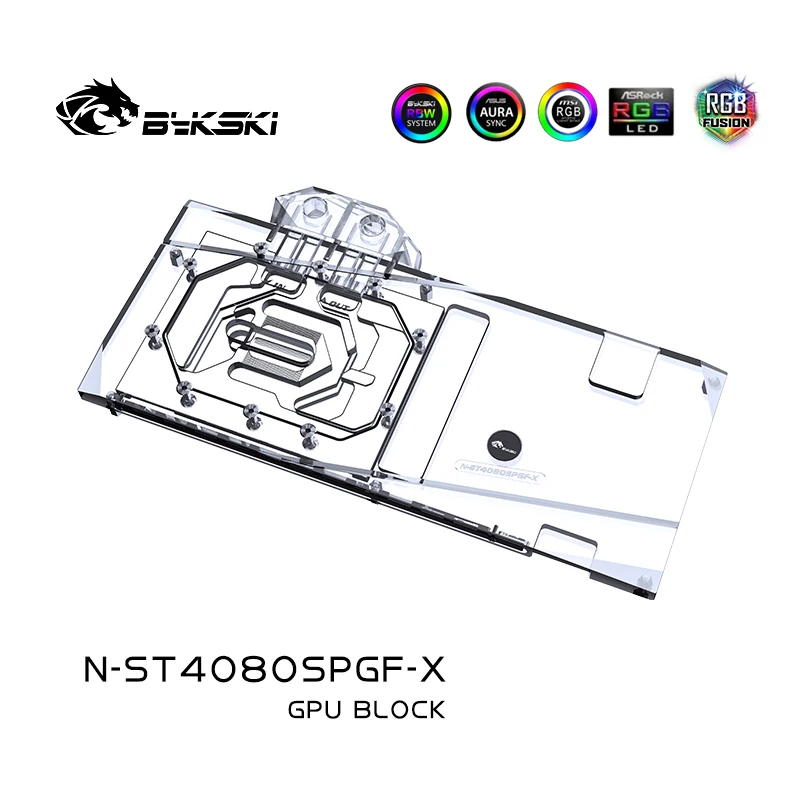 Bloc GPU Bykski N-ST4080SPGF-X - Rtx 4080 Water Cooling Block avis et prix